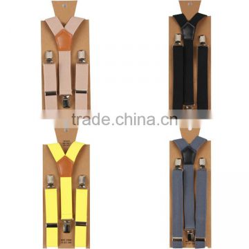 Clip-on Belt Adjustable Mens Women Elastic Braces Suspenders Y-Back 2017