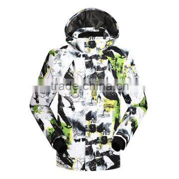 2016 New Arrival green color SNOW IMPRESSION Outdoor Sports ski jacket