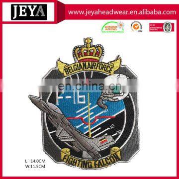 New style cool plane pattern embroidery patches