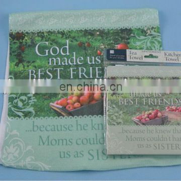 80%polyester with 20% nylon super-absorbent & quick-dry tea towels