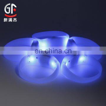 2017 Customised Logo Promotion Lighting Remote Control DMX 512 Led Bracelet photo-4
