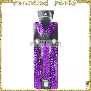 Cheap purple elastic fabric for suspenders FGMG-0103