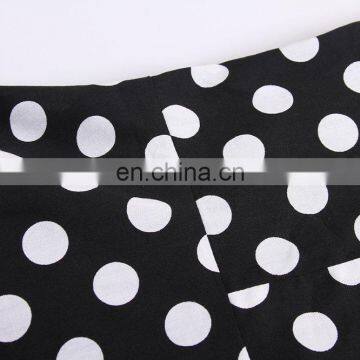 Cotton Short Party Wear Female Clothing Plus Size 50's 60's Polka Dot a Line Women Dress photo-4