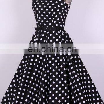 Red White Polka Dots uk Vintage Designer Bridesmaid Dresses Online photo-3