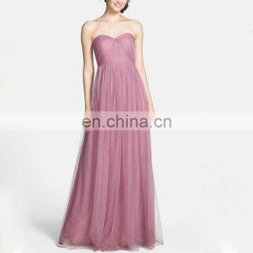 Column Strapless Gown Beautiful Lady Tube Top Dress Women Ladies Long Tube Dress photo-4