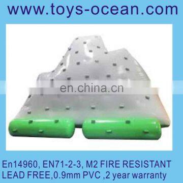 Inflatable floating island, floating inflatable climb iceberg for sale