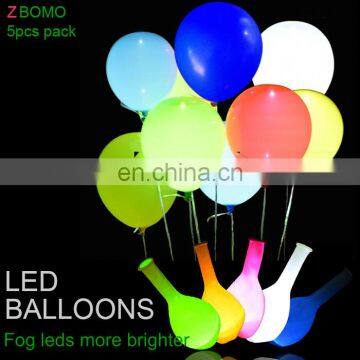 High quality led balloon flash light up glow helium fly party balloons