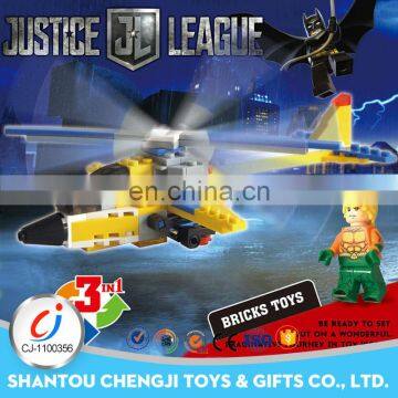 1.5 Inch assembly plastic miniature blocks figures with plane