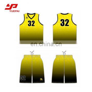 Wholesale sports clothing custom printed 100% Polyester quick dry basketball jersey pictures