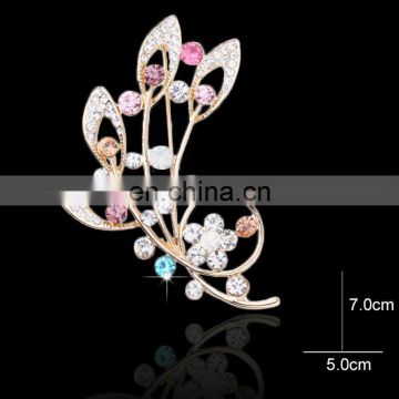 china wholesale Fashion korean crystal rhinestone brooch MB-0026