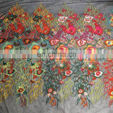 OLFCR0127 Embroidered Jacquard Trim Multi Color Beautiful Lace for Women Dress photo-4