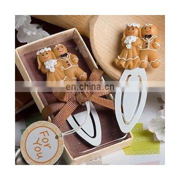 Gingerbread Bride and Groom Bookmarks