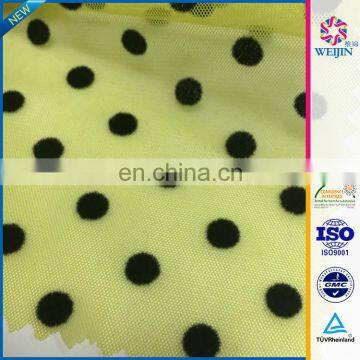 Fashion Tricot 3d Flocked Tulle Fabrics For Tutu photo-2