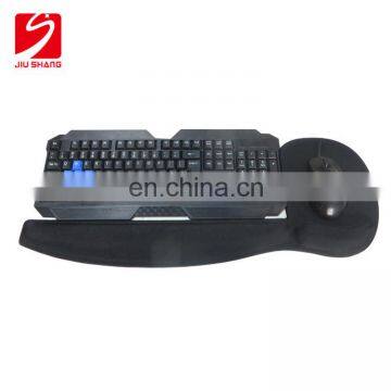 New custom design silicone rubber keyboard gel wrist rest mouse mat for promotions