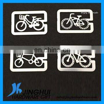 Brass Etching Plated Gold Bicycle Toy
