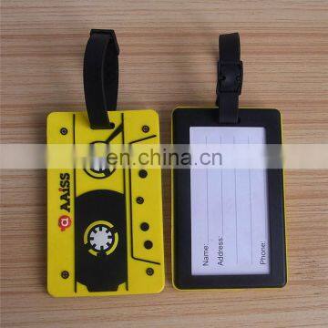 Radio Shape Name Address Suitcase Baggage Tag