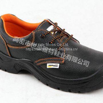 genuine leather safety boots safety shoes with steel toe steel plate for workers