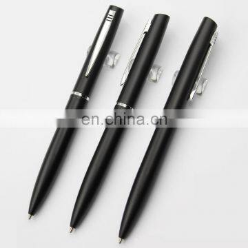 frosted black color barrel elegant metal ballpoint ball pen