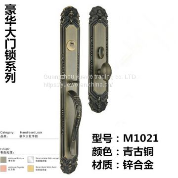 Zinc-alloy european-style handle lock luxury villa door lock american-style anti-theft high-grade door lock wooden door