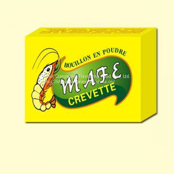 instant crevette bouillon Mafe 10g halal bouillon seasoning cube