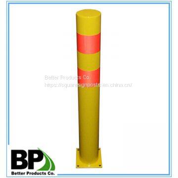 Heavy-Duty Welded Stainless Steel Bollard for Safety