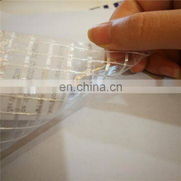 Transparent PVC Coated Tarpaulin for warm house