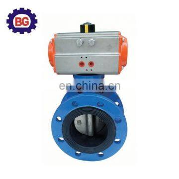 PTFE Sealing Pneumatic Diaphragm Butterfly Valve photo-2