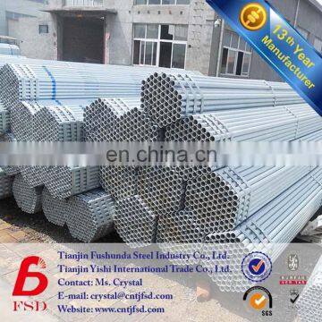 1 inch astm a53 schedule 40 gi galvanized steel pipe class b