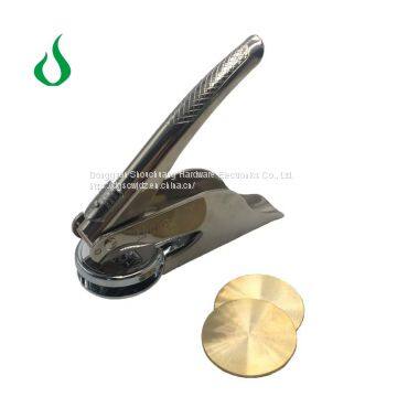 Clear Large Custom Made Design Seal Postage Brass Embosser Stamp Maker