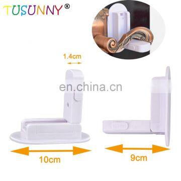 Door Safety Lever Lock Latches, Child/Pets Proof Door Handle Lock photo-4