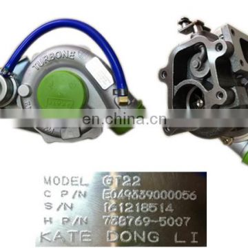 738769-5007 E049339000056 E049339000052 E049339000128 Turbocharger for Foton BJ493 GT22