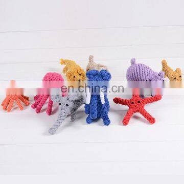 Dental Ball Cotton New Design Multi Colored EcoFriendly Wholesale Pet Dog Rope Toy