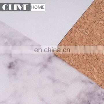 2018 Spring New Geometry Pillow Poly Canvas Patchwork Applique Cork Sofa Cushion photo-3