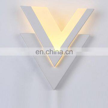 RoHS CE approval zhongshan lighting factory custom acrylic 10w indoor modern led wall lamp