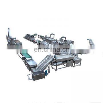 Manufacturing Frying Production Line Fresh Frozen French Fries Sticks Fully Automatic Potato Chips Making Machine