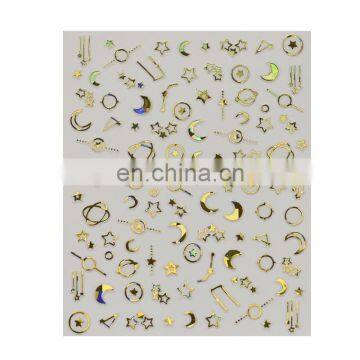 JOYFUL 436-458 Moon And Star nail stickers gilding nail decals Japanese strap glue Nail stickers