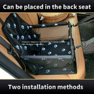 Oxford Breathable Folding Soft Washable Travel Bags Pet Products Dog Car Seat Carrier photo-5