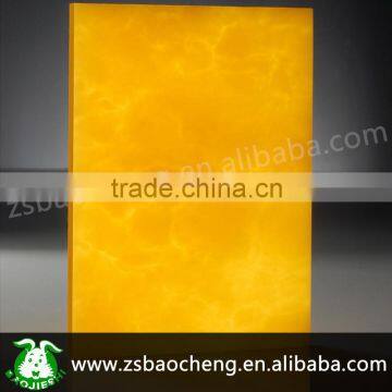 2015 High Gloss home dining table artificial marble stone price