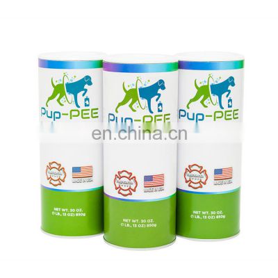 Custom Paper Can For Powder-related Product Cylinder Paper Canister With Shaker Lid Paper Tube Packaging With Custom Print