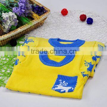 2016 New Design Knitted Kids Pullover Sweater