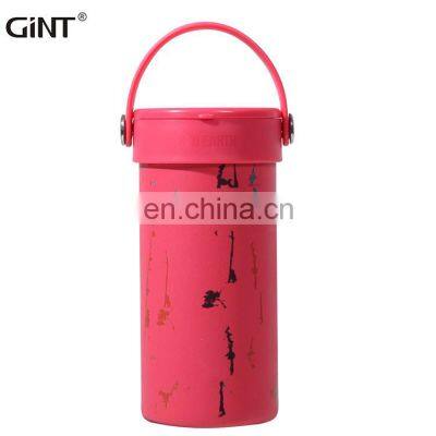 Lovely Customized 300ml Stainless Steel Portable Vacuum Flask Insulated Water Bottle With Loop