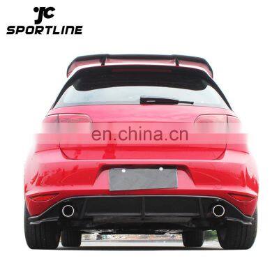 for VW GTI MK7 RZ Carbon Fiber Auto Parts Rear Diffuser Lips