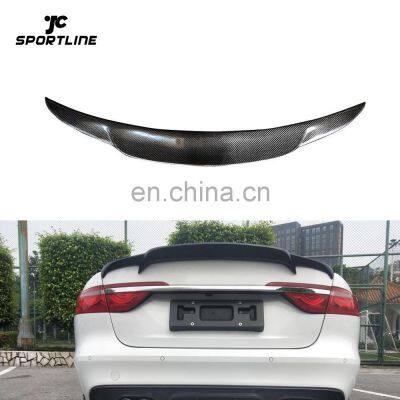 Carbon Fiber XF Rear Trunk Spoiler for Jaguar XF Base Sedan 4-Door 16-19