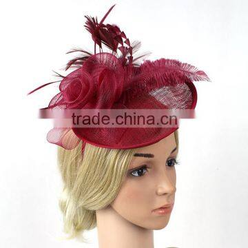 Handmade Fashion Sinamay Feather Fascinator Hair Headband for Women Quality Choice Supplier's Choice photo-6