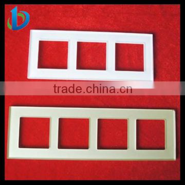 Holes switch panel glass