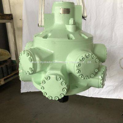 Kawasaki Rexroth Staffa Big Power Hmhdb400 High Torque Low Speed Radial Piston Hydraulic Oil Motor