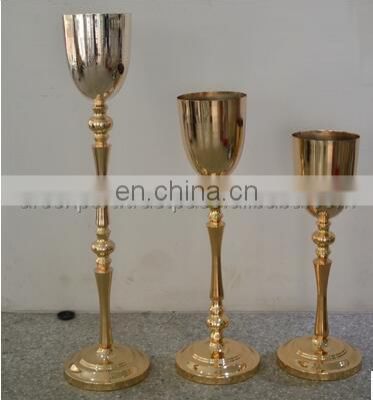 brass antique gold wedding candle holder