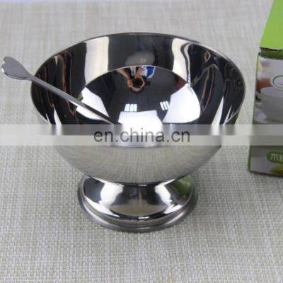 Stainless Steel Goblet Ice Cream Metal Tumbler Cup Salad Bowl Dessert Cups photo-4