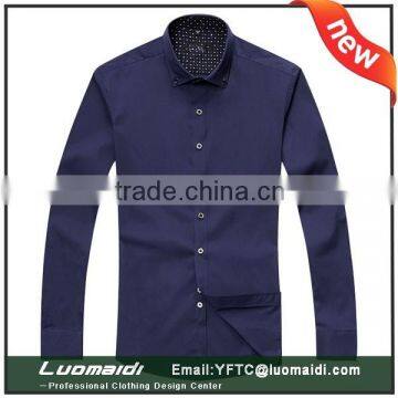 2016 new classical cotton man shirt/latest style shirt designs for man/manufacturer offers customizable shirt