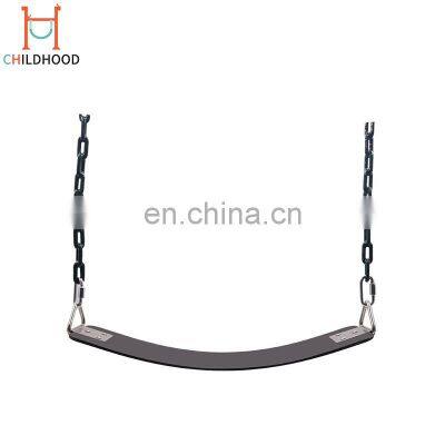 Plastic Garden Swing Children Belt Swing Seat With Stainless Steel Parts